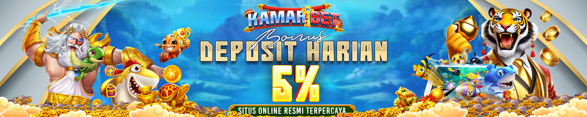 KAMARBET -  Bonus Deposit Harian 5%